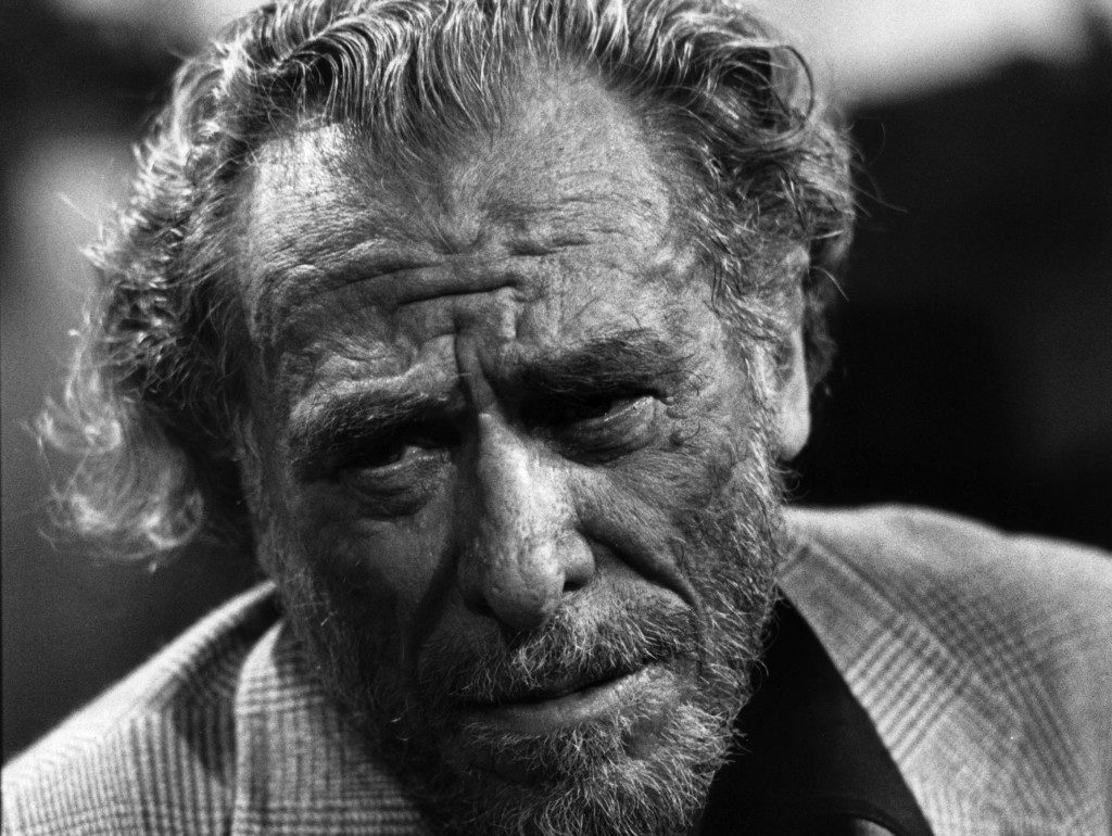 Portrait of Charles Bukowski. 