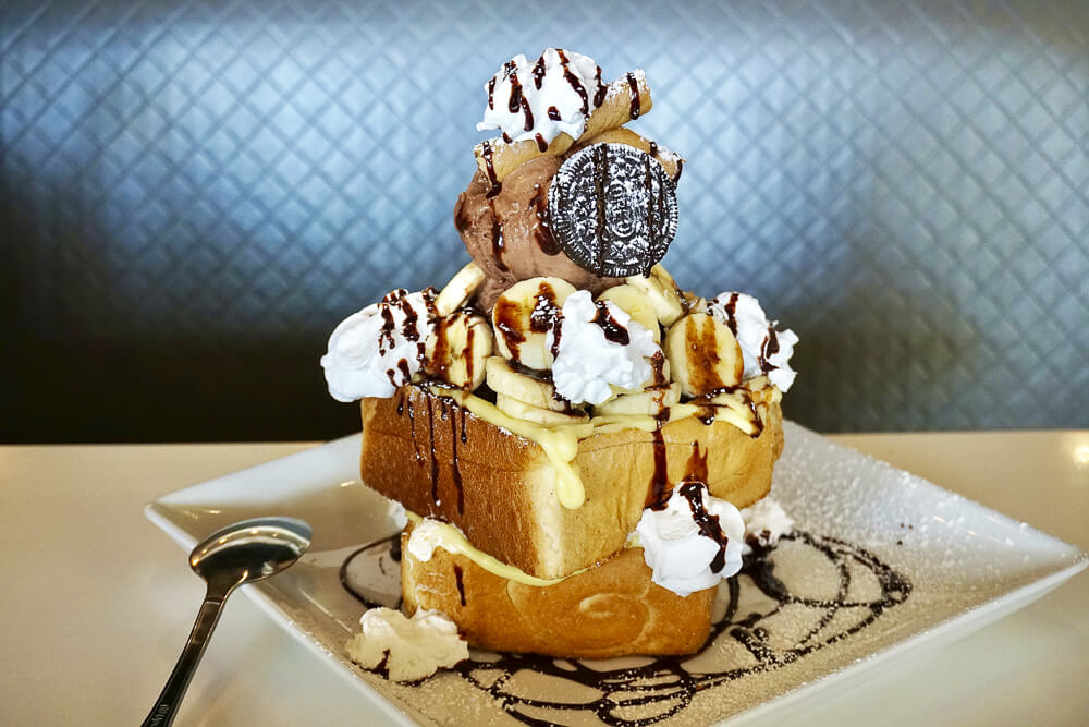 Coffin bread served at MJ Cafe.