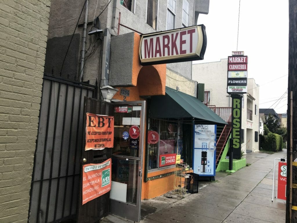 Small market in East Hollywood