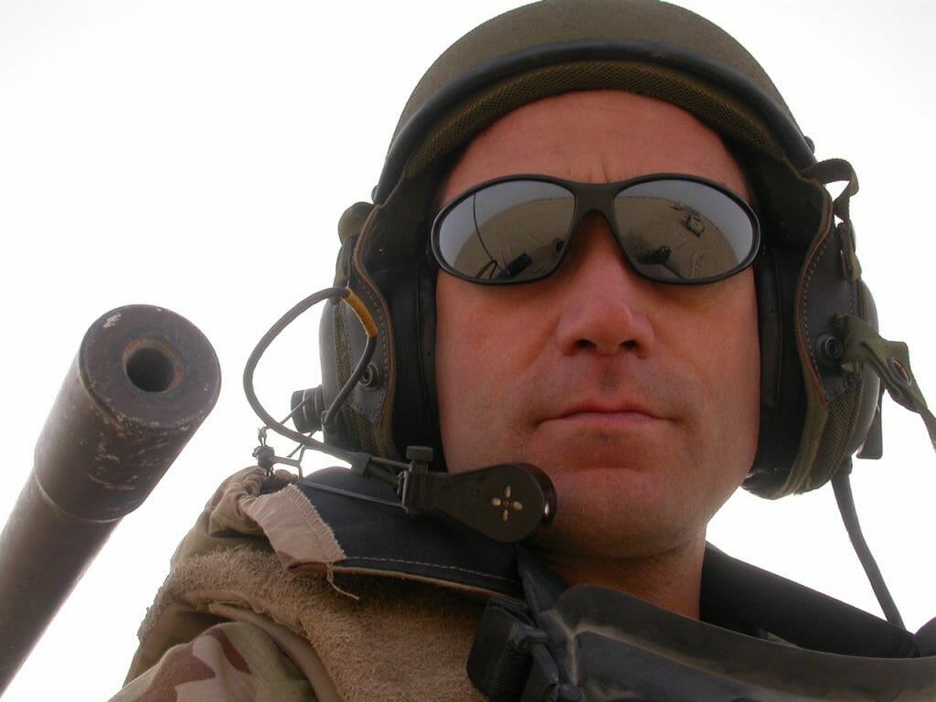 Geoff Mohan in Iraq.